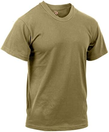 Rothco AR 670-1 Compliant Coyote Brown Military T-Shirt, pacote